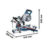 Circular saw BOSCH GCM 8 SJL Professional 1600 W 230 V 230-240 V-6