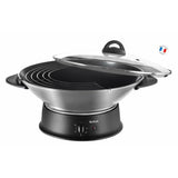 Wok Pan Tefal WO3000 Black Aluminium 1200 W-2