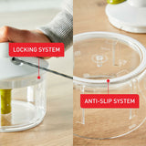 Manual mini chopper with pull cord Tefal K13304DISP White Stainless steel Plastic-21