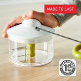 Manual mini chopper with pull cord Tefal K13304DISP White Stainless steel Plastic-19