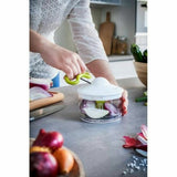 Manual mini chopper with pull cord Tefal K13304DISP White Stainless steel Plastic-30