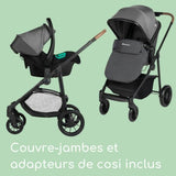 Baby's Pushchair Haze 3 in 1 i-Size Grey-2