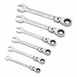 Combination spanner set Stanley 181a.25cpepb 8-19 mm 6 Pieces-0