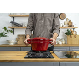 Baking tray Zwilling La Cocotte Red Cast Iron Ø 24 cm (3 Units)-2