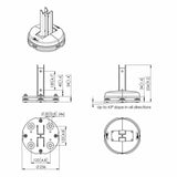 Suspended Panel Assembly Kit Vogel's 7279650-2