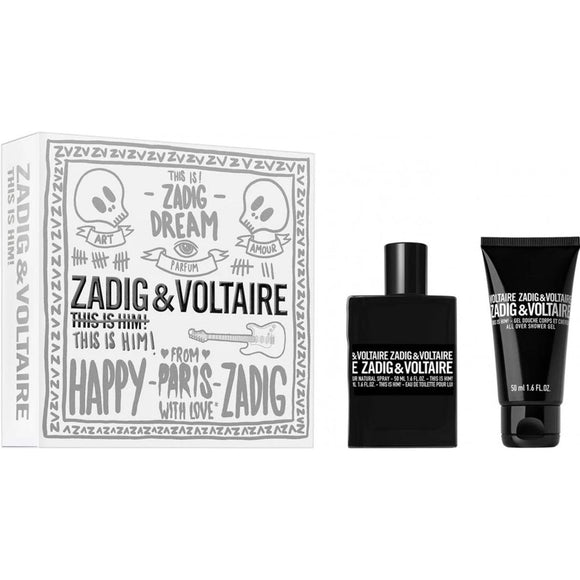 Giftset Zadig & Voltaire This Is Him Edt 50ml + Shower Gel 50ml-0