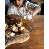 Set of Oven Dishes Pyrex Transparent 4 Pieces-1