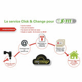 Electric screwdriver Fartools X-FIT XF-IMPACT DRILL S / S 18V-7