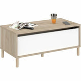 Lift-Top Coffee Table Parisot White 100 x 50 x 43,6 cm-2