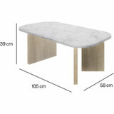 Centre Table White 105 x 58 x 39 cm-6