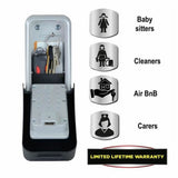 Safety-deposit box Master Lock 5426EURD Keys Grey Black/Grey Metal/Plastic 17,3 x 13,3 x 7,5 cm (1 Unit)-3