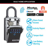 Safety-deposit box Master Lock 5440EURD Keys Black/Silver Zinc 18 x 8 x 6 cm (1 Unit)-4