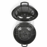 Coal Barbecue with Cover and Wheels Livoo DOC270 Black Metal Circular-4