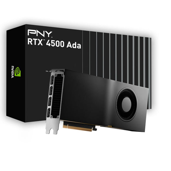 PNY NVIDIA Quadro RTX 4500 ADA FH 24GB GDDR6 PCIe 4.0 x16 VCNRTX4500ADA-PB-0
