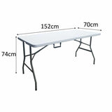 Folding Table ZJF152CZ 152 x 70 x 74 cm-4