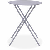 Table set with 2 chairs Grey-2