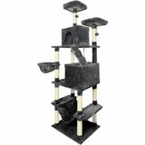 Scratching Post for Cats Taylor Dark Grey Plush-5