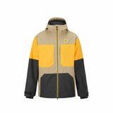 Ski Jacket Picture Elfyn Light brown Men-0