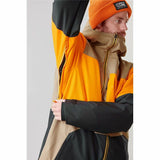 Ski Jacket Picture Elfyn Light brown Men-6