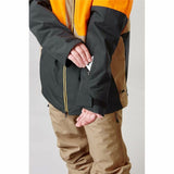Ski Jacket Picture Elfyn Light brown Men-4