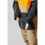 Ski Jacket Picture Elfyn Light brown Men-3