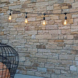 Wreath of LED Lights Lumisky Black Grey-2