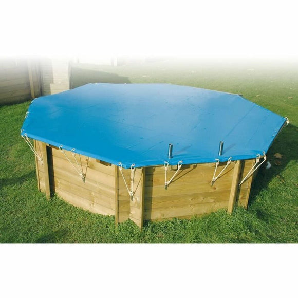 Swimming Pool Cover Ubbink Blue 400 x 610 cm-0