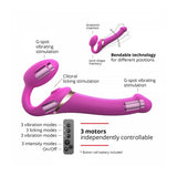 Vibrator Strap-on-me 6017456 Pink XL M-6