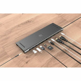 USB Hub Mobility Lab Dock Adapter 11 in 1 Black Grey 100 W-4
