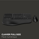 Keyboard and Mouse Mobility Lab Ergo C30W Black-13