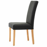 Dining Chair Elyna Dark grey 47 x 60 x 100 cm (2 Units)-2