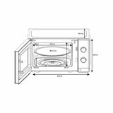 Microwave Oceanic OCAMO20B12 Black 20 L-1