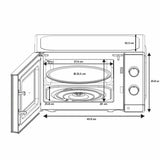 Microwave Oceanic OCEAMO20W12 White 20 L-1