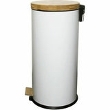 Rubbish Bin Kitchen Move   White 30 L-0