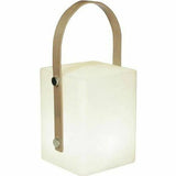 Desk lamp Lumisky Tiky 10 x 10 x 25 cm White Brown Bamboo Plastic-0