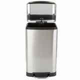 Waste bin Kitchen Move Stainless steel 30 L Grey-3