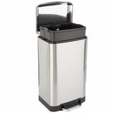 Waste bin Kitchen Move Stainless steel 30 L Grey-2