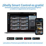 Control panel Shelly WALL DISPLAY(WH)+BLUE HT(IVO)-8
