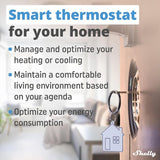 Control panel Shelly WALL DISPLAY(WH)+BLUE HT(IVO)-1