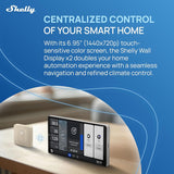 Control panel Shelly WALL DISPLAY X2(SL)+BLUHT(IVO)-8