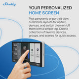 Control panel Shelly WALL DISPLAY X2(SL)+BLUHT(IVO)-7