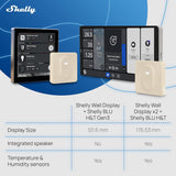 Control panel Shelly WALL DISPLAY X2(SL)+BLUHT(IVO)-3