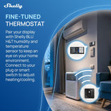 Control panel Shelly WALL DISPLAY X2(BL)+BLUHT(BLK)-5