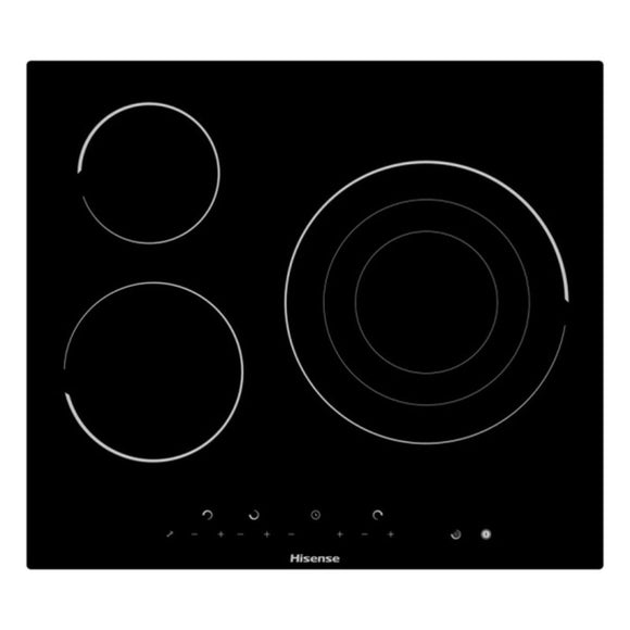 Glass-Ceramic Hob Hisense 1 60 cm Black 60 cm 5700 W-0