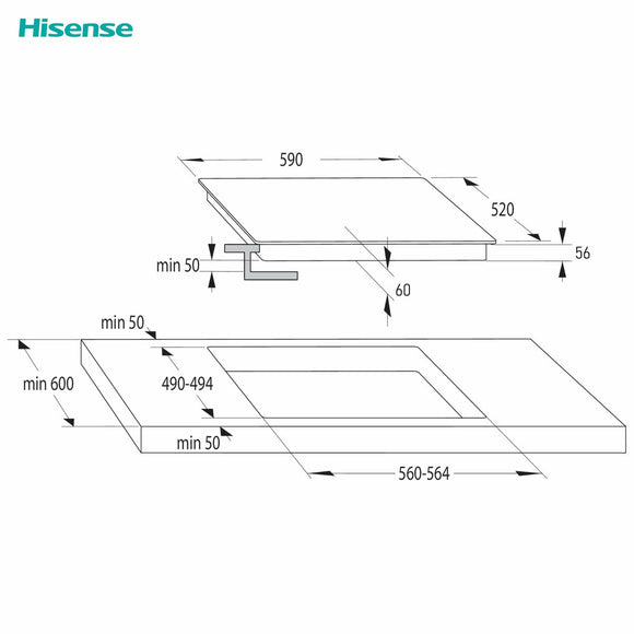 Induction Hot Plate Hisense-0