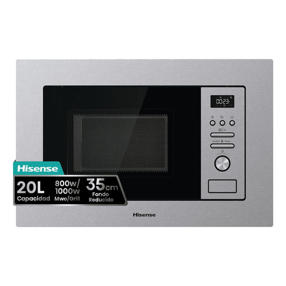 Microwave with Grill Hisense BIM320G41X 800 W-0