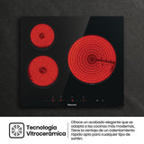 Induction Hot Plate Hisense E6332BSCE 5700 W 59 cm-6