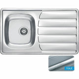 Sink with One Basin and Drainer Stradour-1