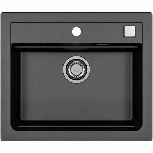 Sink with One Basin Stradour ATROX Black-0