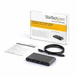 USB Hub Startech DK30C2HAGPD Black Grey USB-C-0